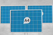 Sign Holder & Poster Stands Mockups, a Print Template by Kongkow (Thumbnail 4 of 8)