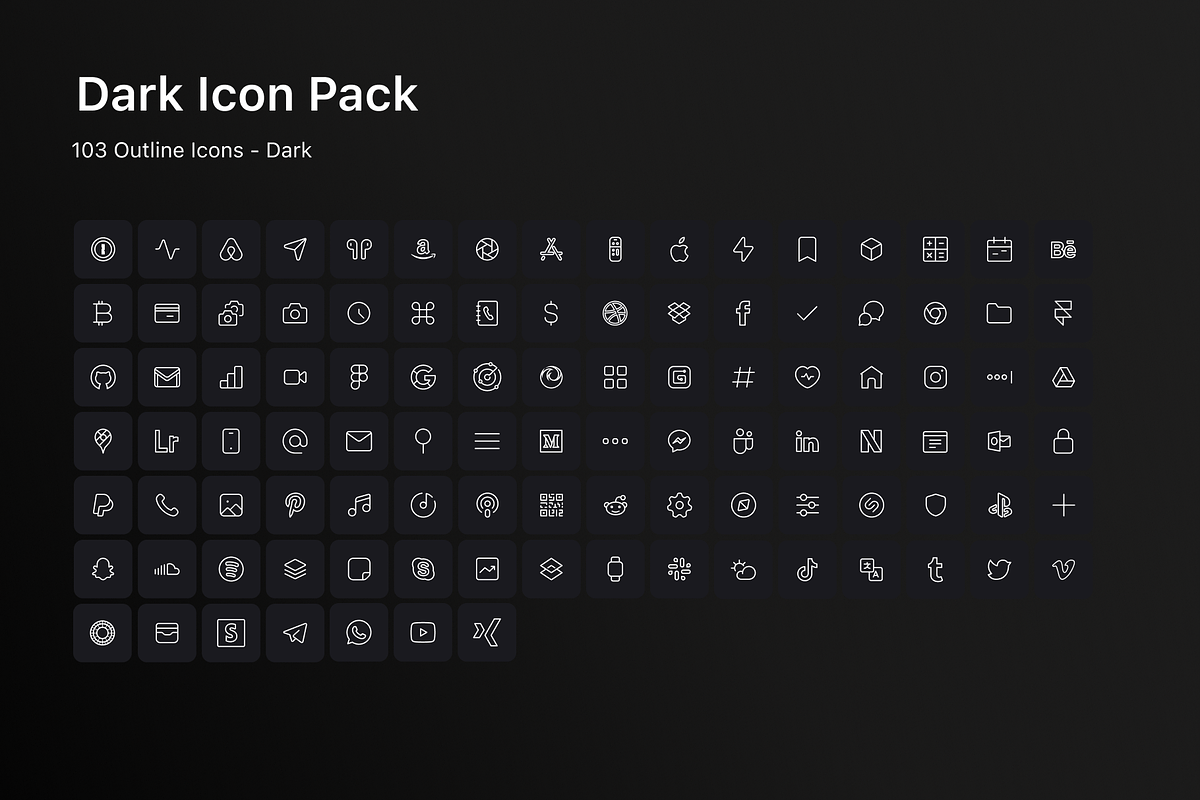 iOS 14 Minimal Icon Set, an Icon by Ghostpixel (Photo 7 of 11)