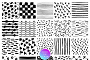 Sketch monochrome seamless patterns, a Pattern Graphic by Tumana_Net (Thumbnail 2 of 5)