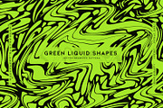 Green Liquid Shapes, a Texture Graphic by MalyskaStudio (Thumbnail 1 of 15)