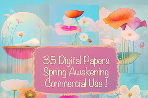 Spring Awakening Vibrant Papers