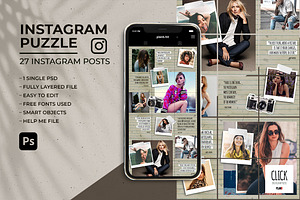 Click - Instagram Puzzle Feed