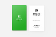 Vertical Business Card Mockup, a Product Mockup by graphypix (Thumbnail 1 of 4)