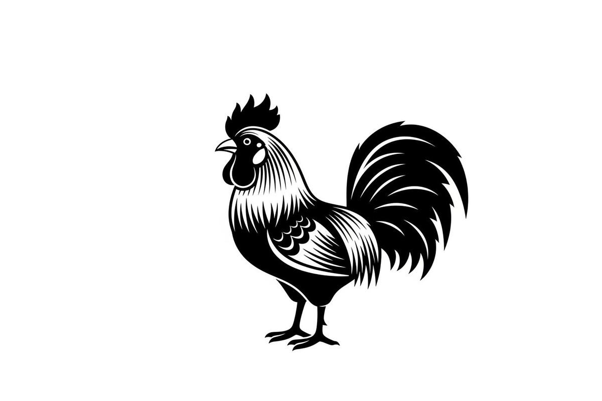 Rooster Chicken Silhouette Bundle, an Illustration by Designs_River (Photo 45 of 51)