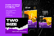 Grony Party Instagram Kit, a Social Media Template by Shinra Labs (Thumbnail 5 of 5)