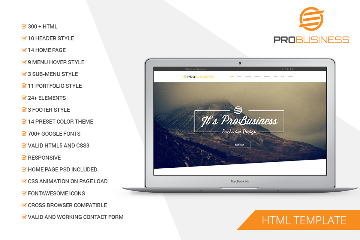 Multipurpose HTML5 Template, a Bootstrap Template by PixelCoder (Photo 1 of 3)