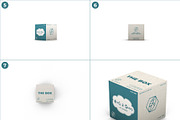 Carton Square Box Mockup, a Packaging Mockup by Illusiongraphic (Thumbnail 6 of 8)