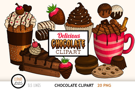 Chocolate & Cakes Clipart
