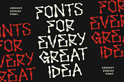 GF Zodiac - Display Font, a Font by GroovyFontCo (Thumbnail 3 of 7)