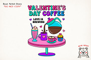 Valentine Love & Coffee Illustration, an Illustration by GlitterCraft (Thumbnail 40 of 41)