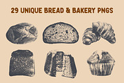 Bread & Bakery Elements, an Object Graphic by Em&M Studio (Thumbnail 1 of 8)