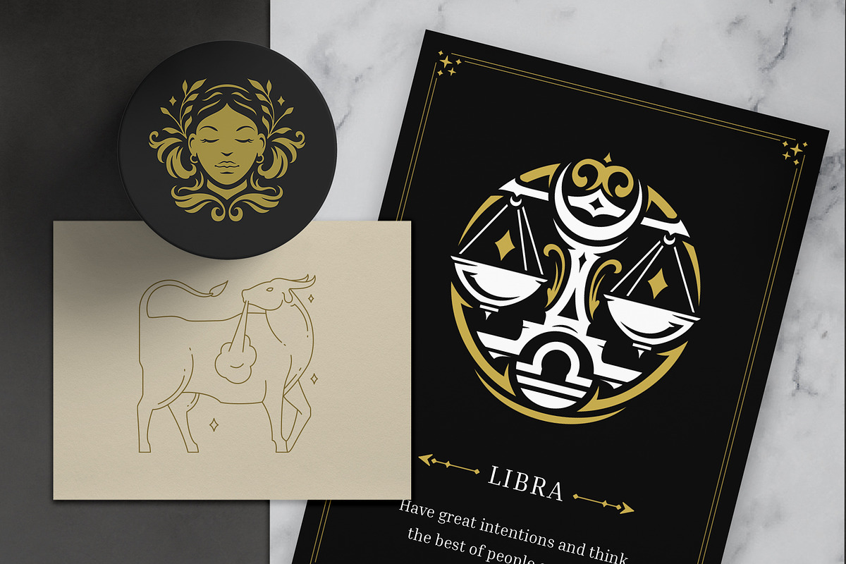 Zodiac Collection, a Graphic by Vasya Kobelev (Photo 10 of 11)
