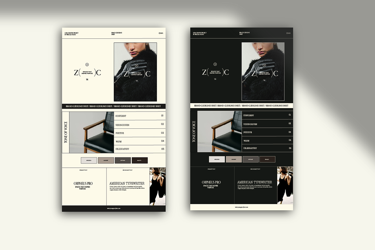 LORA — One-Page Brand Guidelines, a Branding & Logo Template by ByPriscilaStudio (Photo 4 of 5)