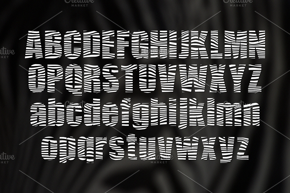 Zebra Sans Serif, a Sans Serif Font by Nickhard (Photo 4 of 7)