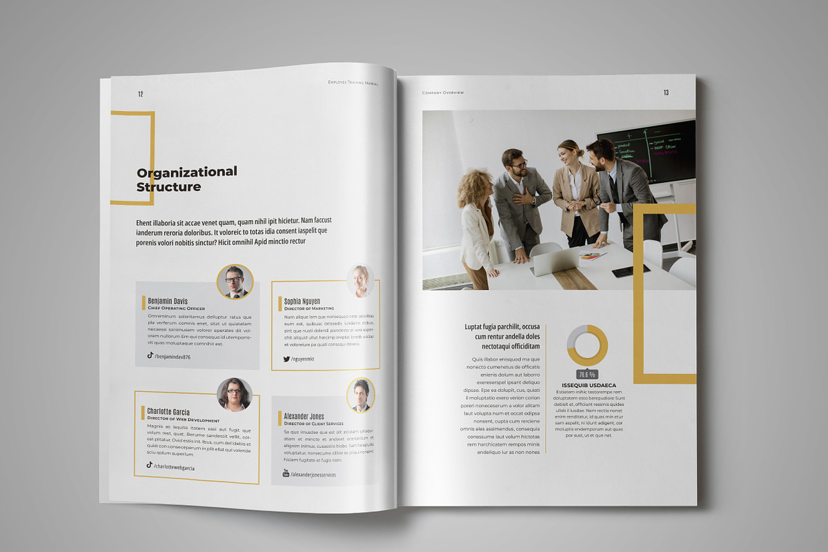 Employee Training Manual Template, a Brochure Template by StockInDesign (Photo 5 of 11)