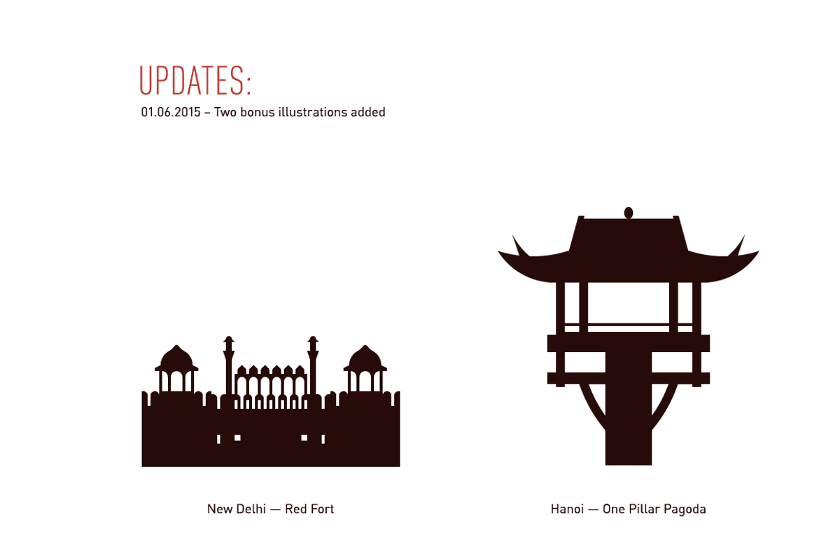 Asian Capital Landmarks, an Illustration by Jozsef Balazs-Hegedus (Photo 5 of 5)