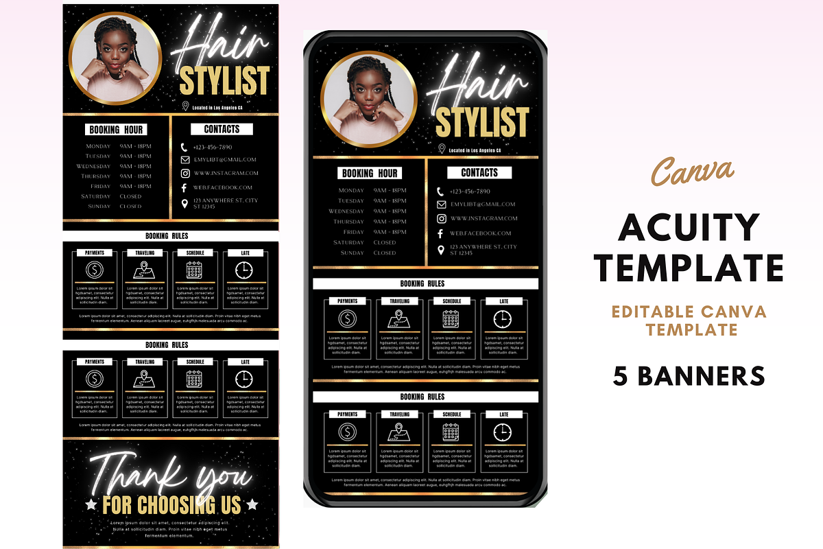 Acuity Scheduling Template, a Templates & Theme by TimCanvaTemplate (Photo 1 of 5)