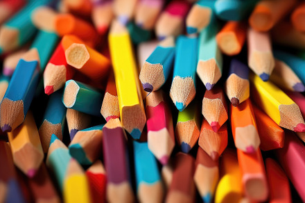 Colorful pencils as a background. Cl, a Photo by Iftikhar Alam