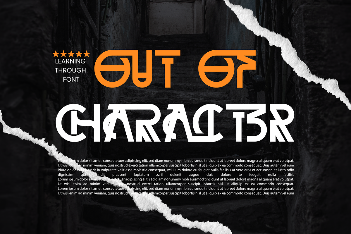 Learning Through - Art Deco Font, a Sans Serif Font by 177Studio (Photo 3 of 8)