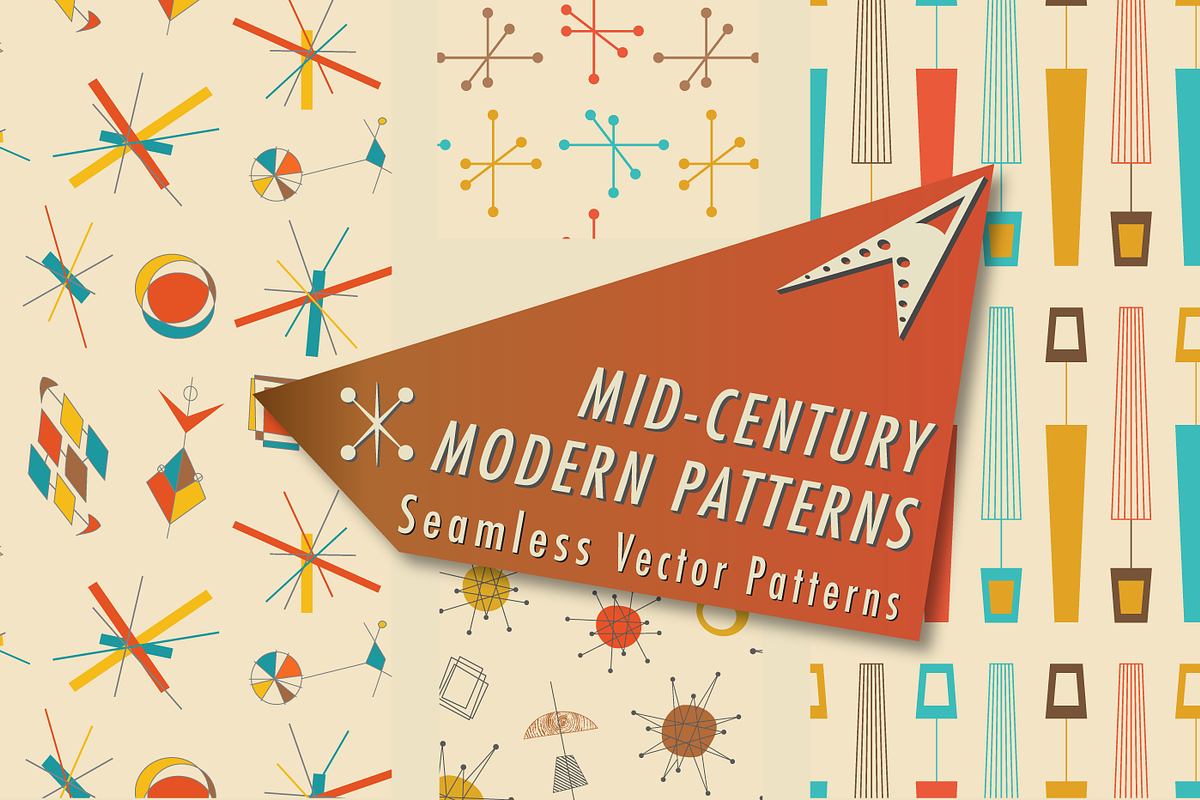 Mid-Century Modern Patterns: Eames, a Pattern Graphic by Pacific Modern Art (Photo 1 of 7)