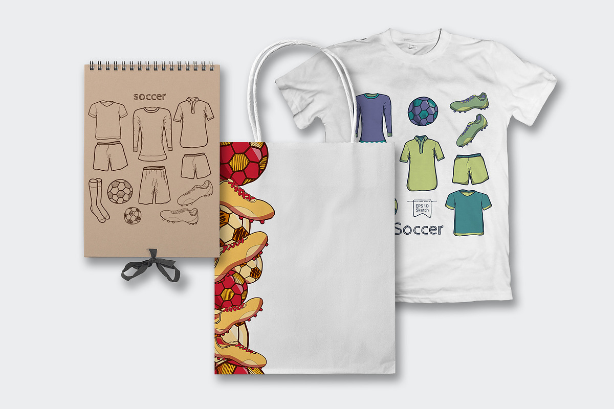 Soccer set, an Education Illustration by Karina.sketch (Photo 3 of 3)