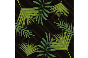 Tropical Leafs Pattern