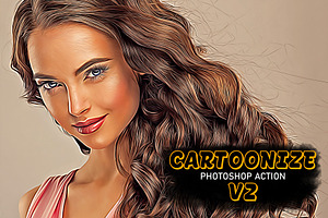 Cartoonize Photoshop Action V2