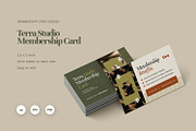 Terra Studio - Membership Card, a Card Template by Fannan Studio (Thumbnail 1 of 3)