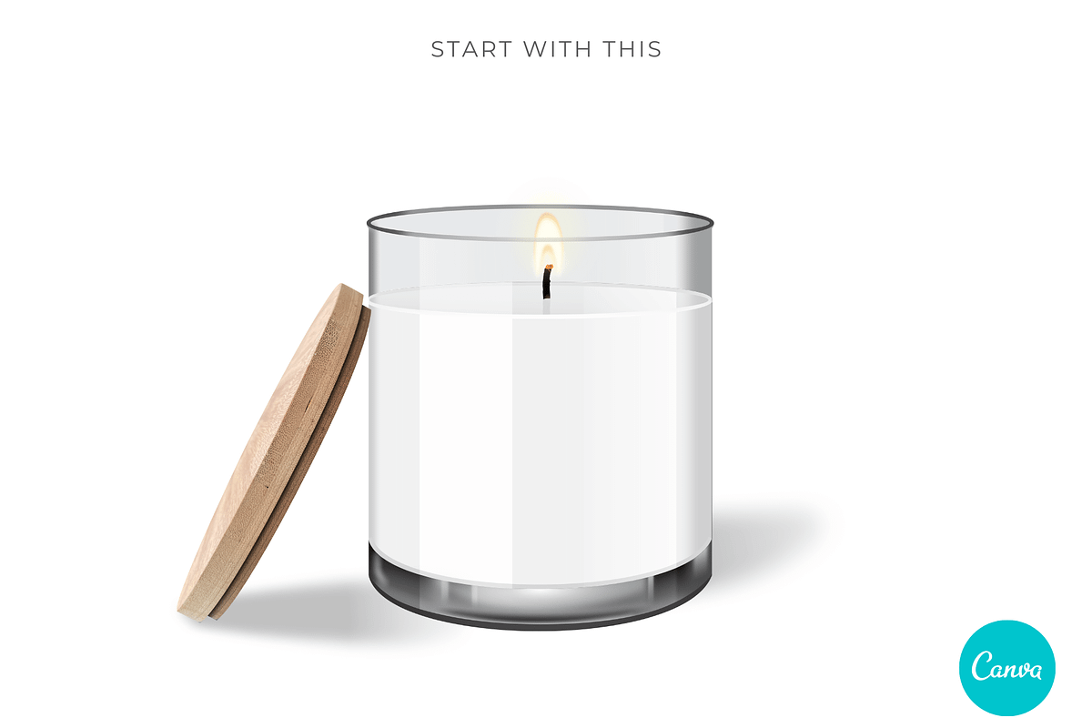 Candle Jar Mockup for Canva, a Household Mockup by Mockup Scene (Photo 9 of 22)