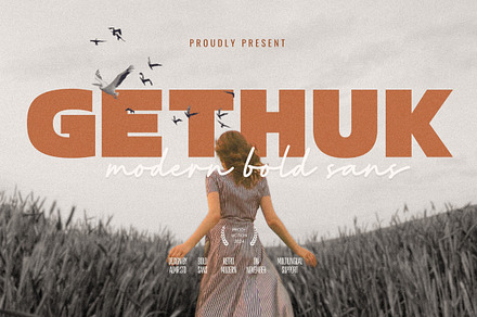 Gethuk | Modern Bold Sans, a Sans Serif Font by Almeera Std
