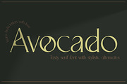 Avocado - Serif Font, a Serif Font by Anna Zakharchenko (Thumbnail 1 of 12)