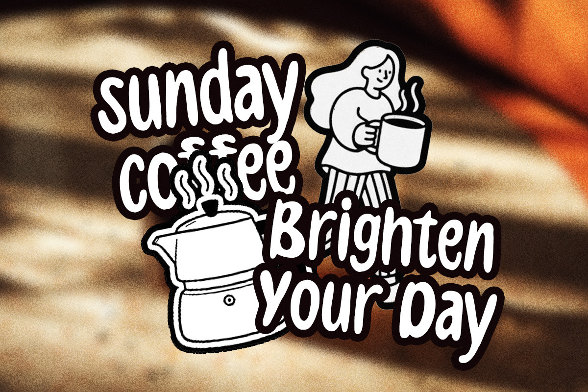 Sunday Coffee Playful Cafe Font, a Sans Serif Font by Letterhend Studio (Photo 9 of 10)