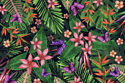 Tropical watercolor patterns., a Pattern Graphic by Mehendra Art (Thumbnail 5 of 5)
