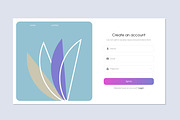 Modern Registration Interface UI, an UI Kit Template by ContestDesign (Thumbnail 4 of 6)