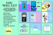 50 Instagram Post Templates Pastel, a Social Media Template by Daily Creative (Thumbnail 5 of 5)