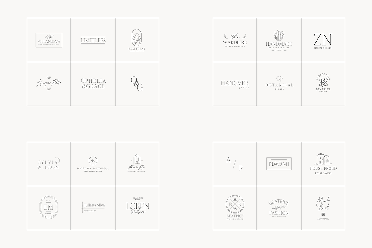 Minimal Logo Kit Bundle Volume 2, a Branding & Logo Template by Studio Kumo (Photo 8 of 13)