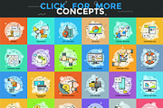Set of Thin Line Business Concepts, an Outline Icon by Andrew Kras Design (Thumbnail 3 of 4)