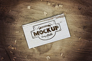 Sale - Business Card Mockup, a Print Template by attraax (Thumbnail 1 of 5)