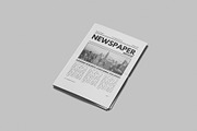 Newspaper Mockup, a Books & Magazine Mockup by UFR_GRAPHIC (Thumbnail 4 of 4)