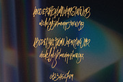 Omega Sigma Brush Script, a Handwritten Font by Deeezy (Thumbnail 4 of 7)