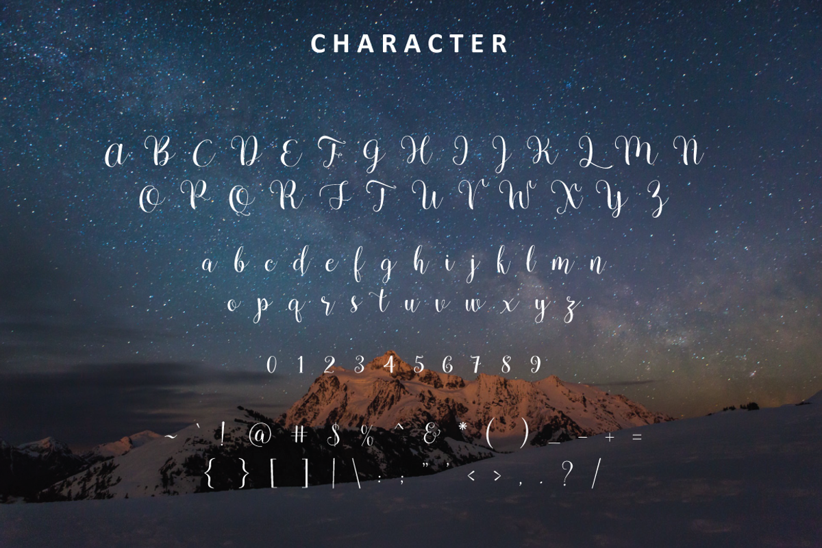 Pradyse Script preview 2