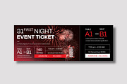 Modern Event Party Ticket Template, a Stationery Template by MightyDesign (Thumbnail 3 of 6)