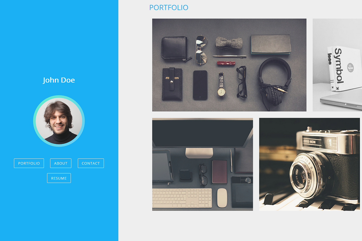Ezume Resume Template, a HTML Template by rascojet (Photo 3 of 3)