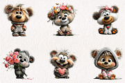 Teddy Bear -Themed Animal Art, a Seasonal Illustration by CreationArt (Thumbnail 6 of 6)