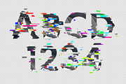 Glitch Font, a Sans Serif Font by Handmadefont (Thumbnail 10 of 10)