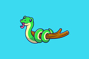 Cute Animal On Branch Pack Cartoon, an Animal Illustration by Artstorystudio (Thumbnail 4 of 5)
