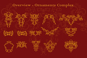 100 Retro Flower Ornaments, a Brush Add-On by xresch (Thumbnail 5 of 12)