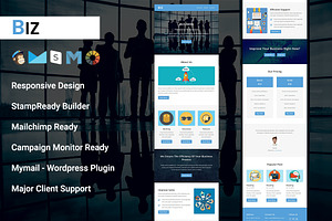 Biz- RESPONSIVE EMAIL TEMPLATE