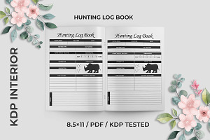 Hunting Log Book - KDP Interior