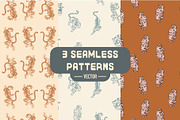 Vintage asian tigers bundle, an Object Graphic by Lisa Mill (Thumbnail 5 of 8)